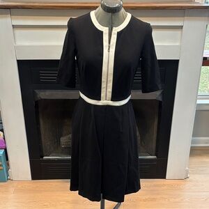 Ralph Lauren Black Dress with White Trim